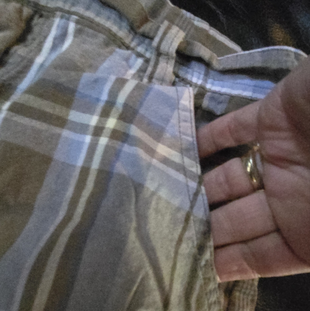FUBU boys Plaid Long Streetwear Shorts Sz12 - Picture 5 of 9